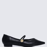 La Ros??e Comfy Ballerina In BlackShoes - myballerine