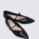 La Ros??e Comfy Ballerina In BlackShoes - myballerine