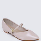 La Ros??e Comfy Ballerina In NudeShoes - myballerine