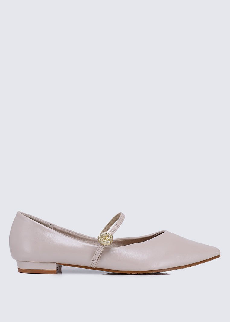 La Ros??e Comfy Ballerina In NudeShoes - myballerine