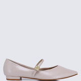 La Ros??e Comfy Ballerina In NudeShoes - myballerine