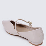 La Ros??e Comfy Ballerina In NudeShoes - myballerine