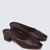 Lani Comfy Heels In EspressoHeels - myballerine