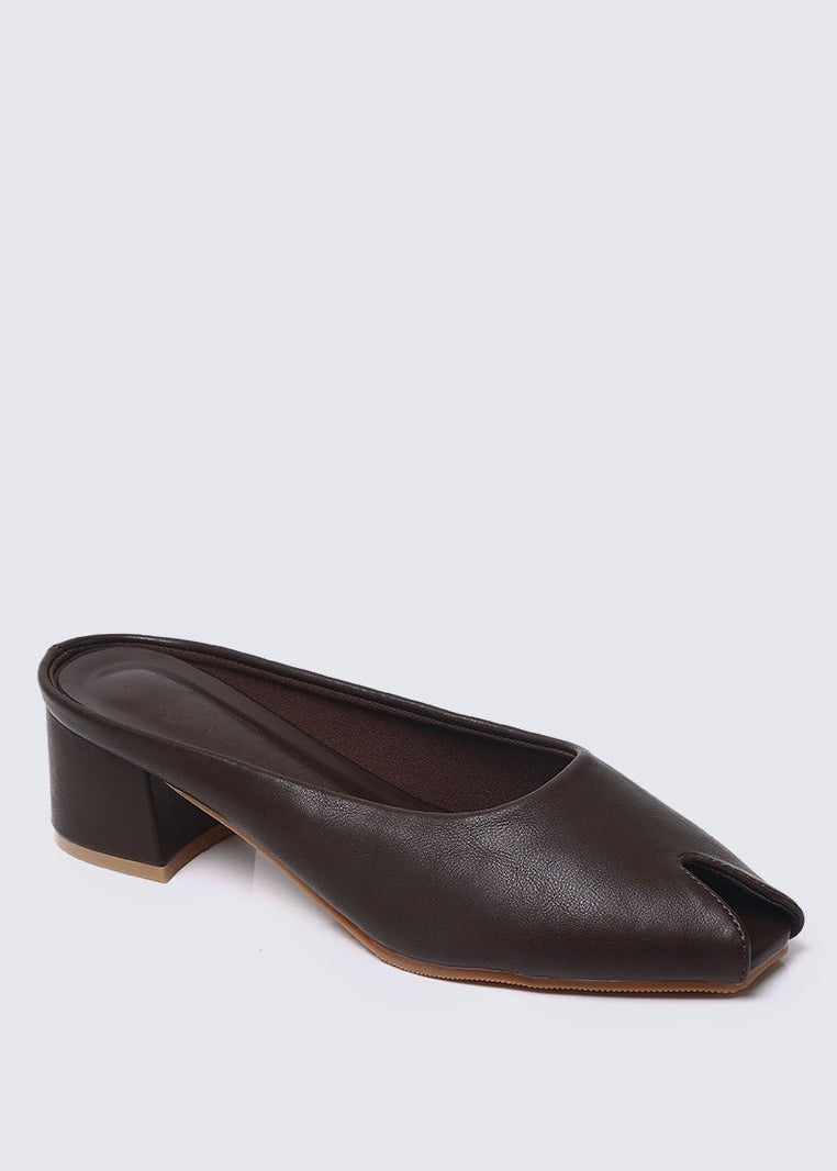 Lani Comfy Heels In EspressoHeels - myballerine