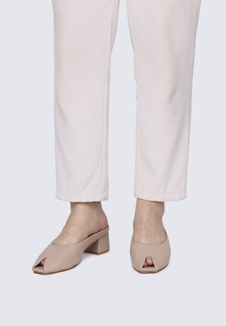 Lani Comfy Heels In NudeHeels - myballerine