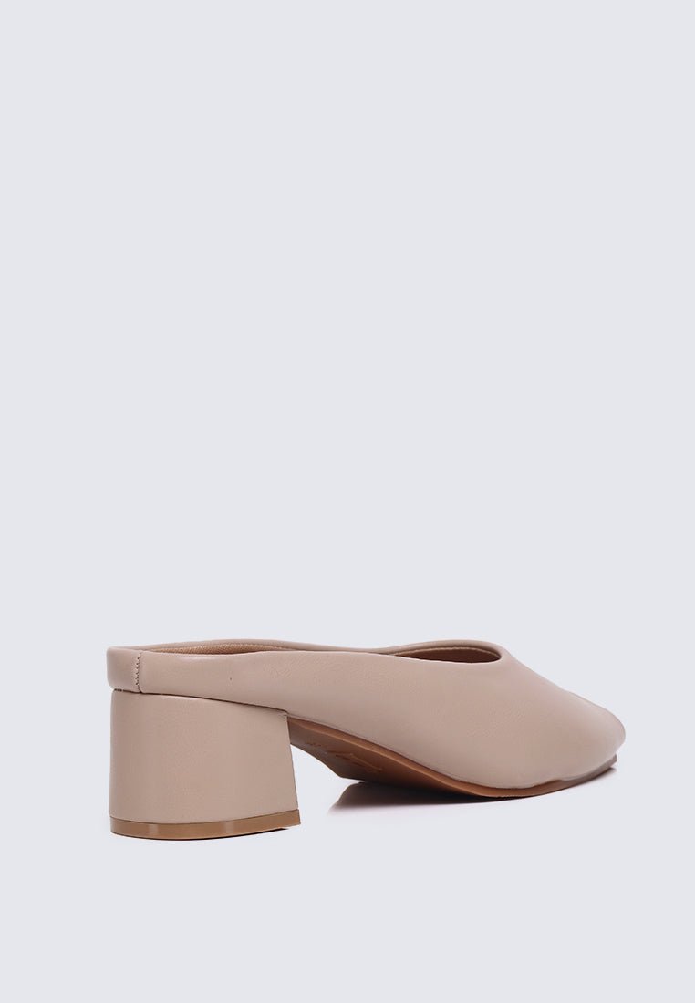 Lani Comfy Heels In NudeHeels - myballerine