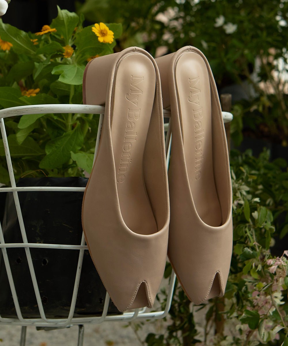 Lani Comfy Heels In NudeHeels - myballerine