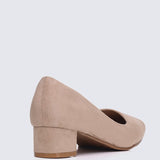 Leah Comfy Pumps In AlmondPumps - myballerine