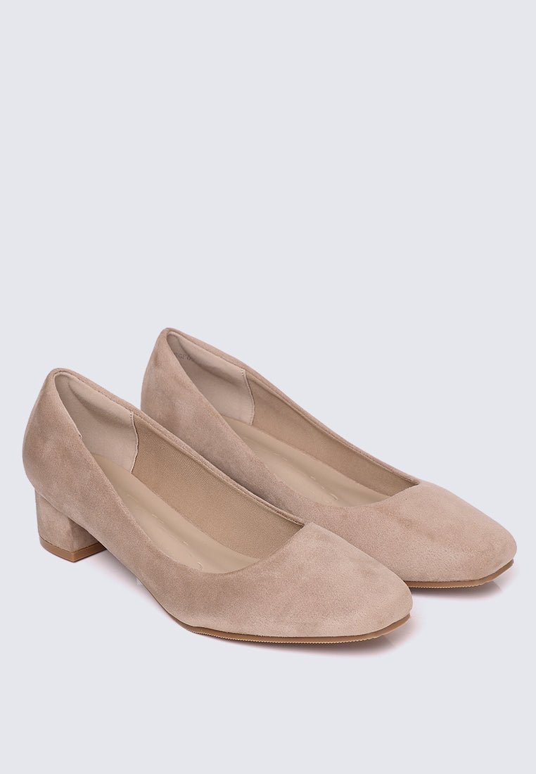 Leah Comfy Pumps In AlmondPumps - myballerine
