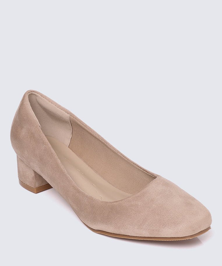 Leah Comfy Pumps In AlmondShoes - myballerine