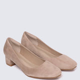 Leah Comfy Pumps In AlmondShoes - myballerine