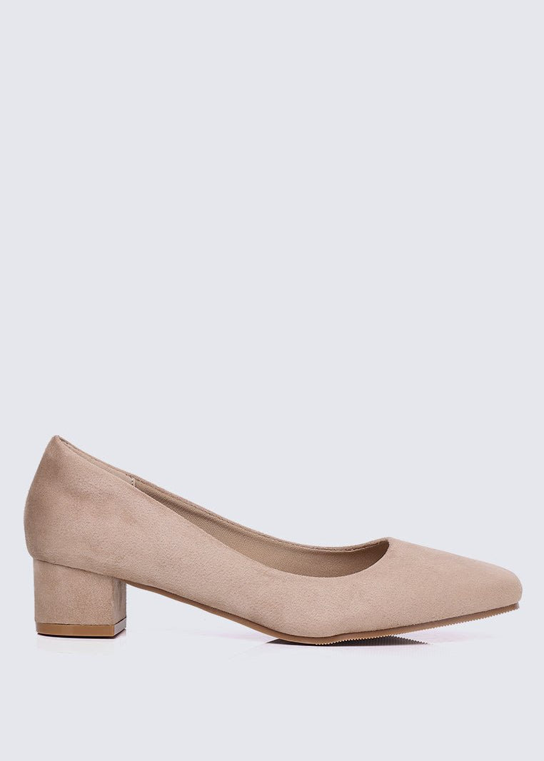 Leah Comfy Pumps In AlmondShoes - myballerine