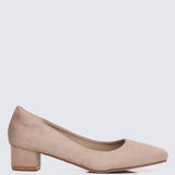Leah Comfy Pumps In AlmondShoes - myballerine