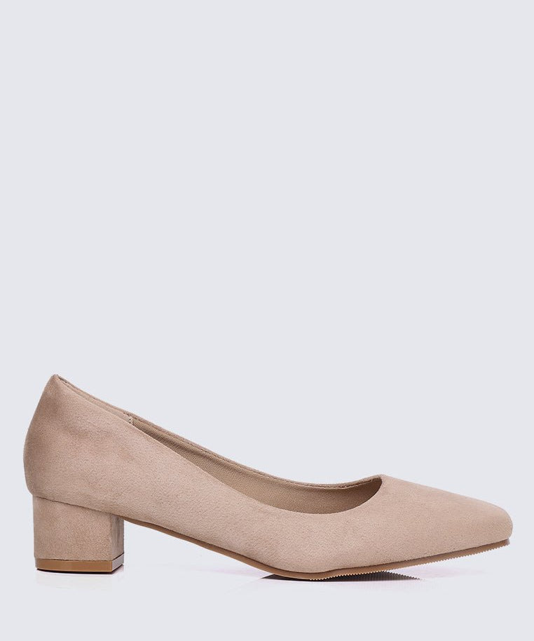 Leah Comfy Pumps In AlmondShoes - myballerine