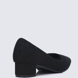 Leah Comfy Pumps In BlackPumps - myballerine