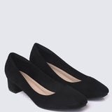 Leah Comfy Pumps In BlackShoes - myballerine