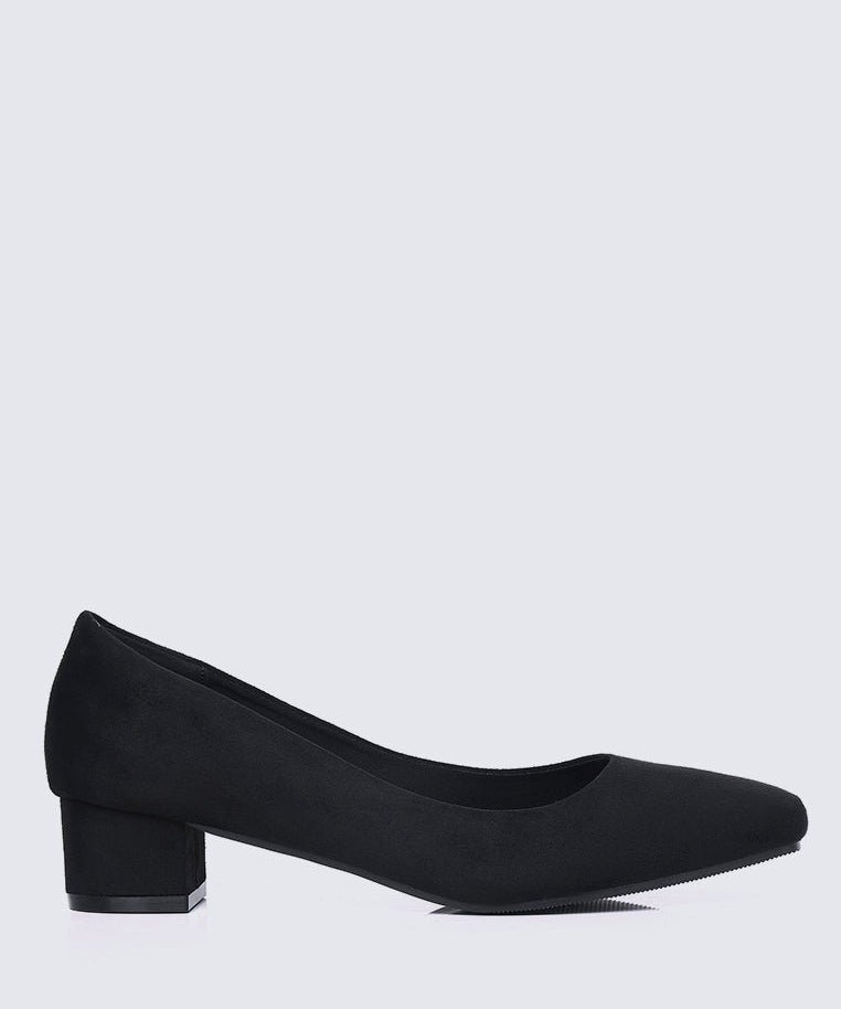 Leah Comfy Pumps In BlackShoes - myballerine