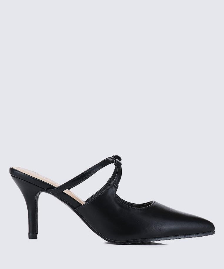 Levia Comfy Heels In BlackShoes - myballerine