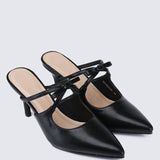 Levia Comfy Heels In BlackShoes - myballerine