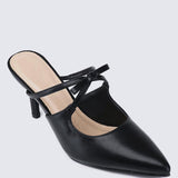 Levia Comfy Heels In BlackShoes - myballerine