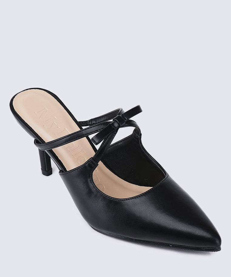 Levia Comfy Heels In BlackShoes - myballerine