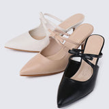 Levia Comfy Heels In Off WhiteShoes - myballerine