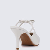 Levia Comfy Heels In Off WhiteShoes - myballerine