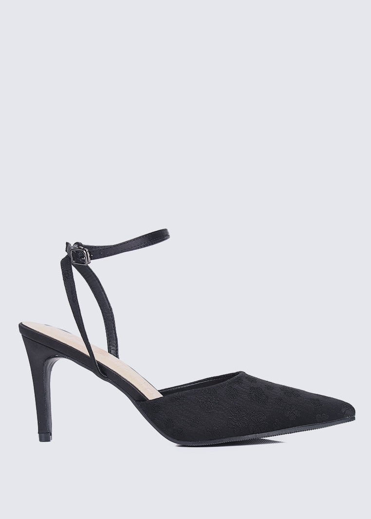Lilian Comfy Heels In BlackShoes - myballerine