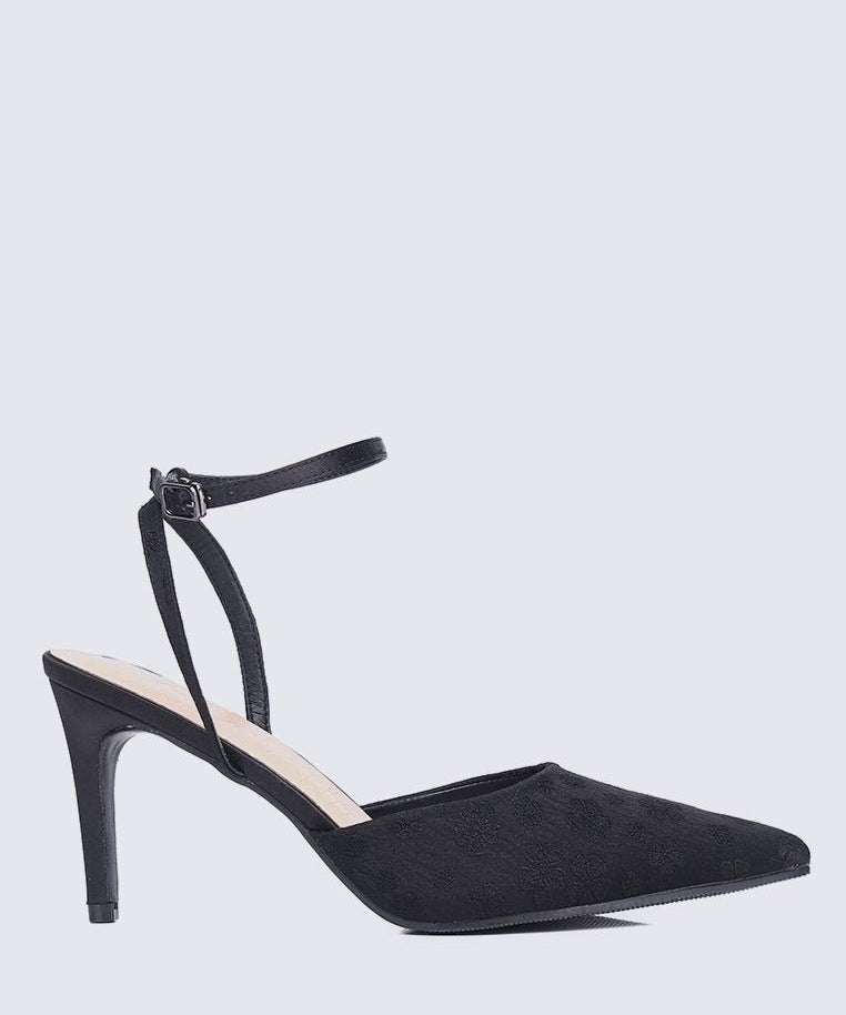 Lilian Comfy Heels In BlackShoes - myballerine