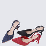 Lilian Comfy Heels In MaroonShoes - myballerine