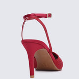 Lilian Comfy Heels In MaroonShoes - myballerine