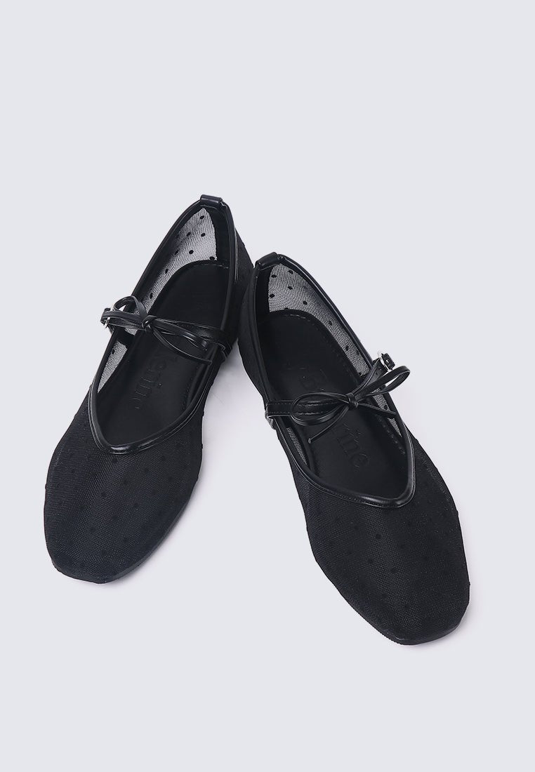 Lilou Comfy Ballerina In BlackBallerina - myballerine