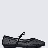 Lilou Comfy Ballerina In BlackBallerina - myballerine