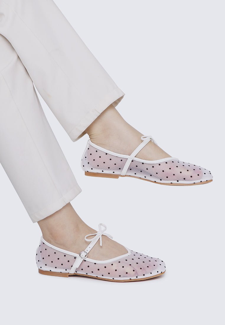 Lilou Comfy Ballerina In WhiteBallerina - myballerine