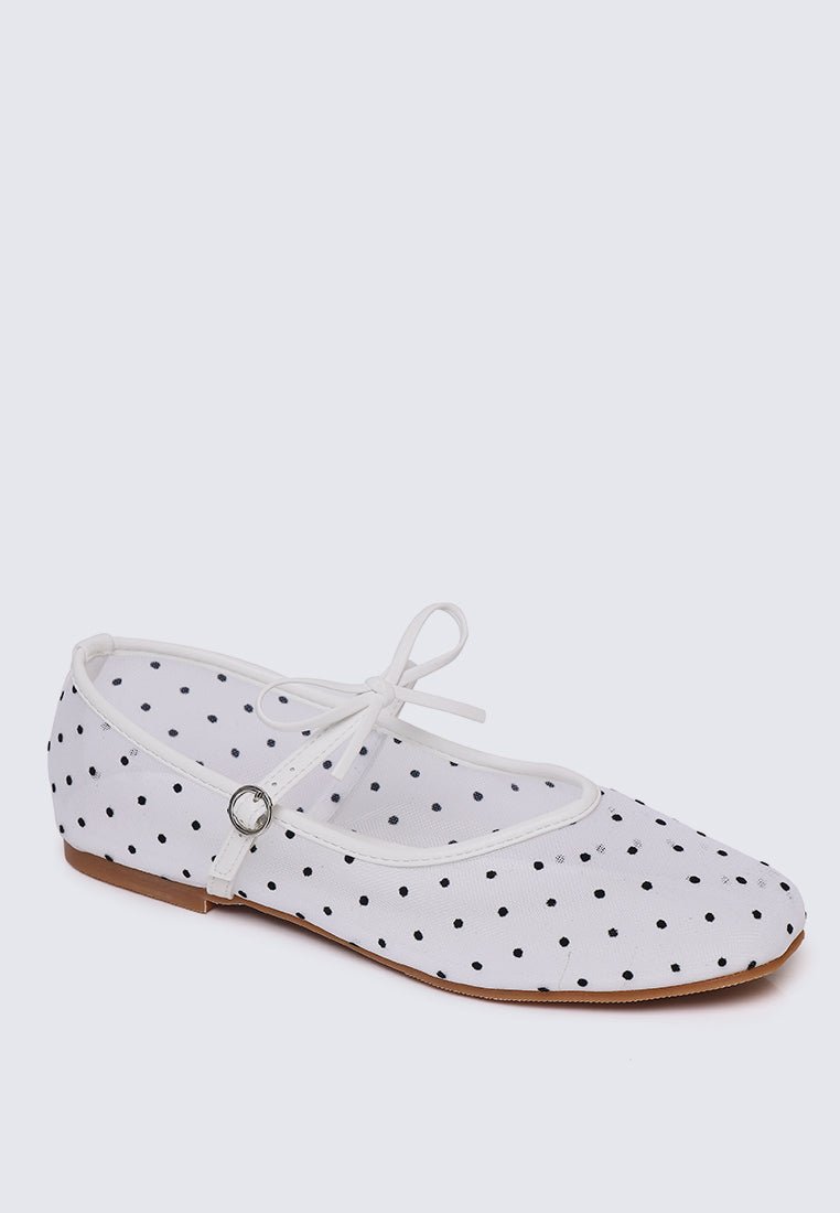 Lilou Comfy Ballerina In WhiteBallerina - myballerine