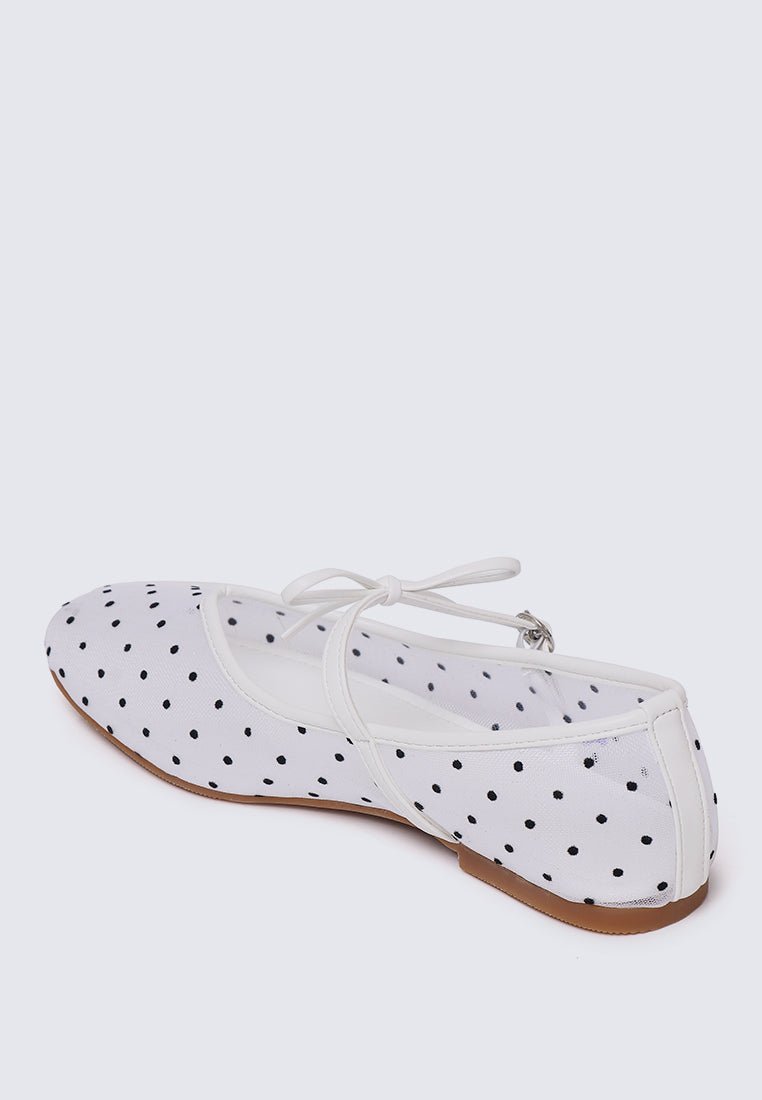 Lilou Comfy Ballerina In WhiteBallerina - myballerine