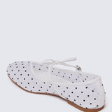 Lilou Comfy Ballerina In WhiteBallerina - myballerine