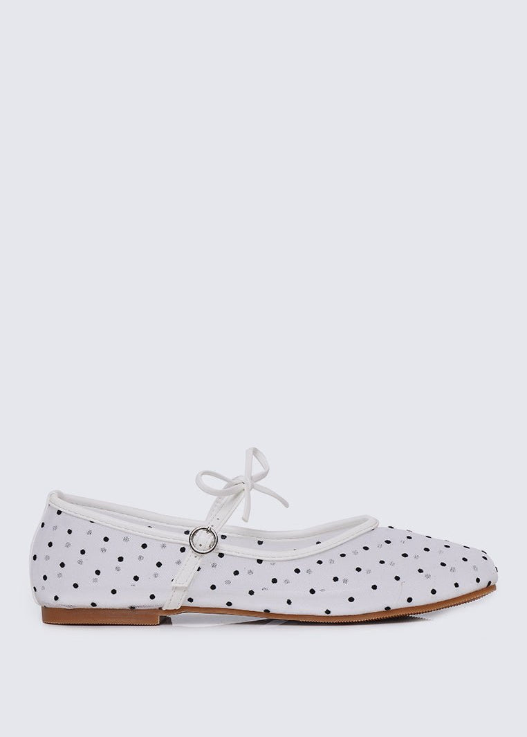 Lilou Comfy Ballerina In WhiteBallerina - myballerine