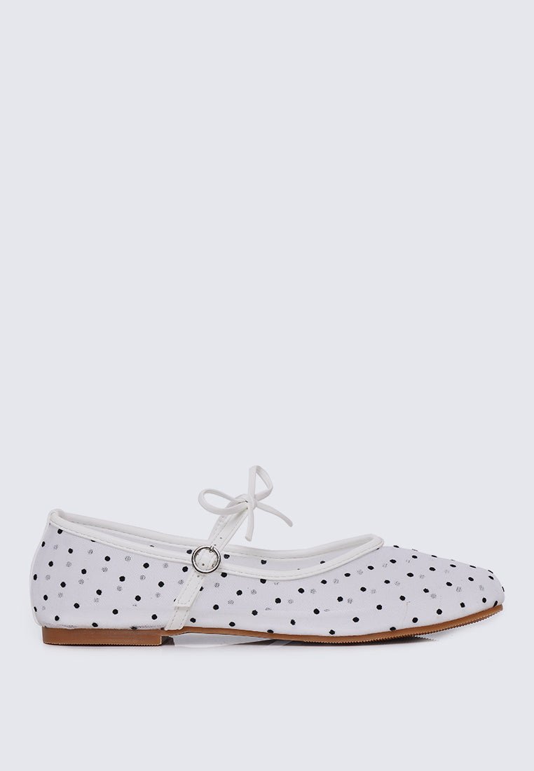 Lilou Comfy Ballerina In WhiteBallerina - myballerine