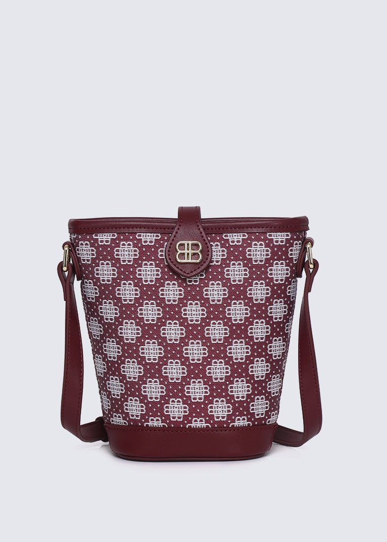 Liyana Crossbody Bag In MaroonBags - myballerine
