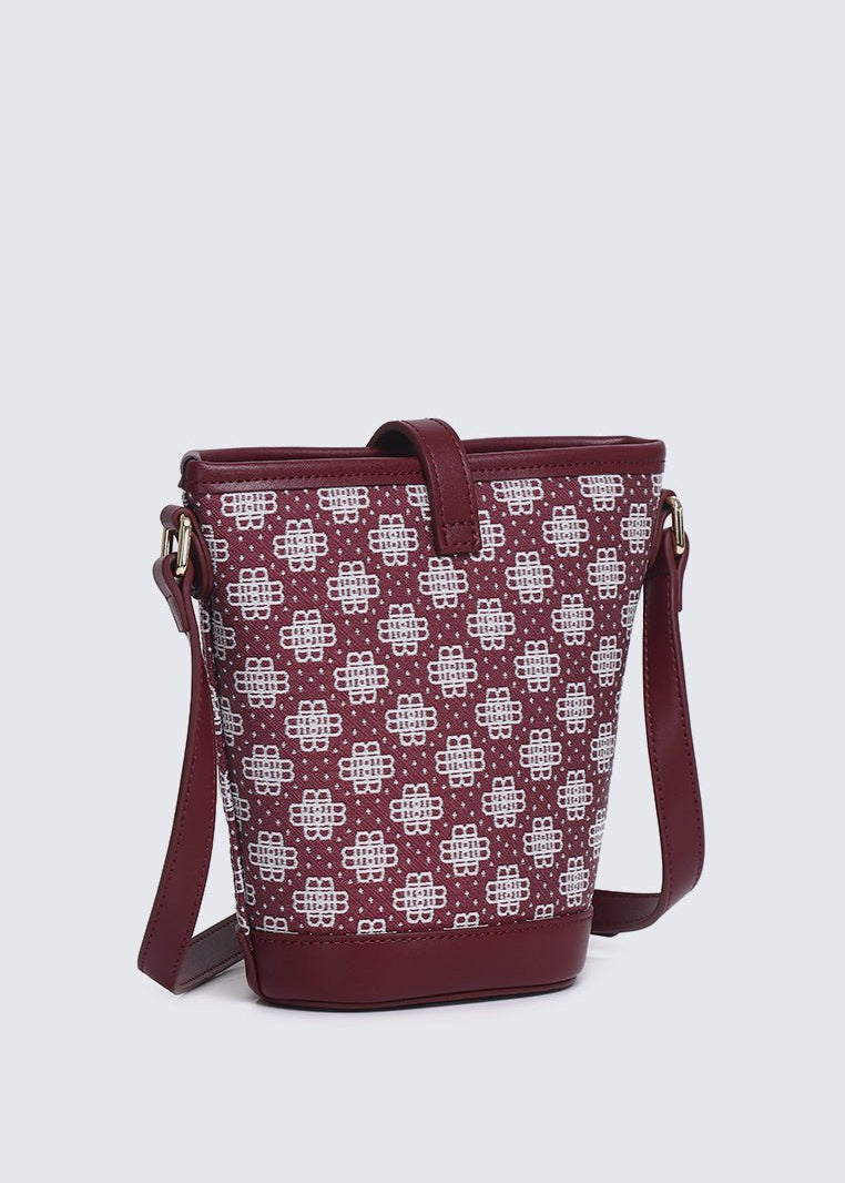 Liyana Crossbody Bag In MaroonBags - myballerine