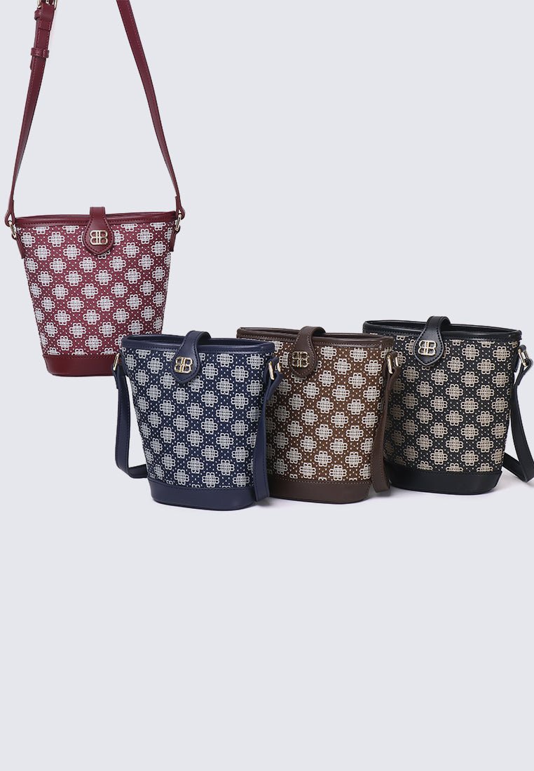 Liyana Crossbody Bag In MaroonBags - myballerine