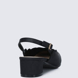 Lizzy Comfy Heels In BlackHeels - myballerine