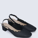 Lizzy Comfy Heels In BlackHeels - myballerine