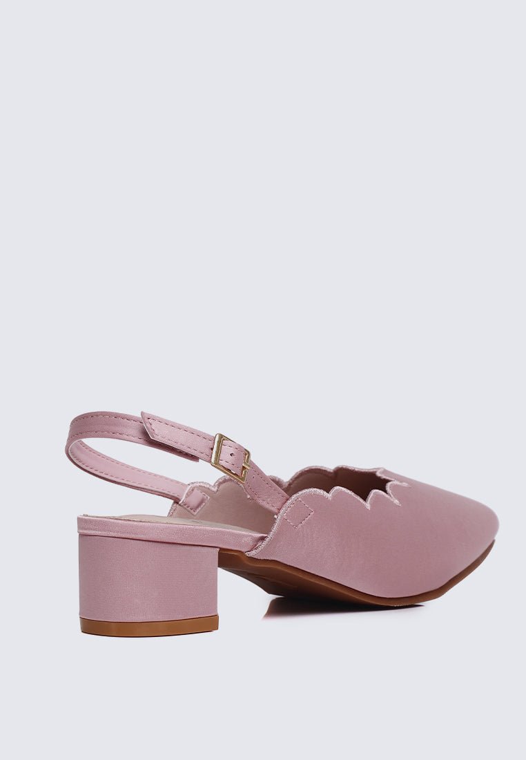 Lizzy Comfy Heels In Nude PinkHeels - myballerine