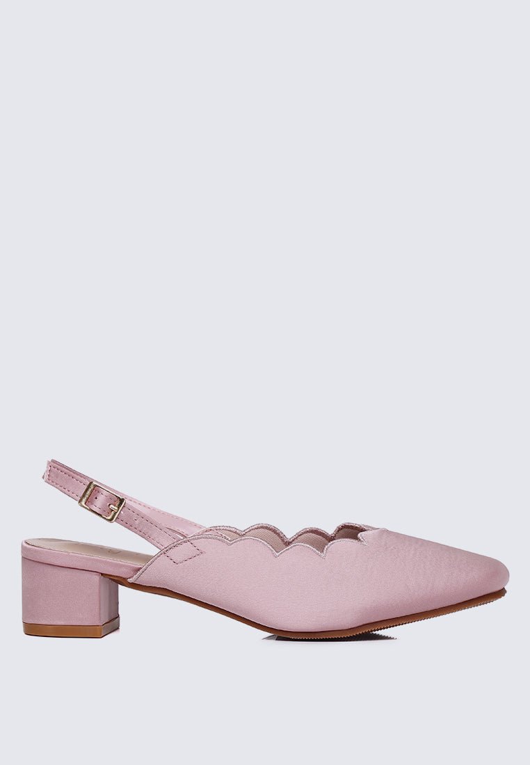 Lizzy Comfy Heels In Nude PinkHeels - myballerine