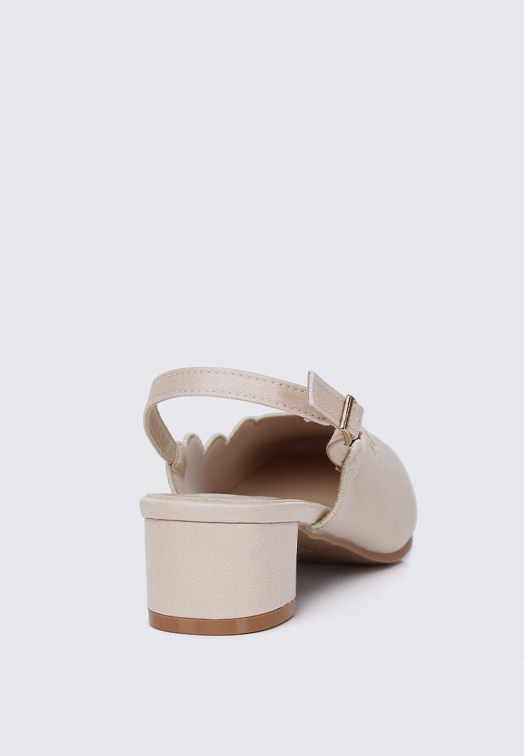 Lizzy Comfy Heels In NudeHeels - myballerine