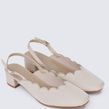 Lizzy Comfy Heels In NudeHeels - myballerine