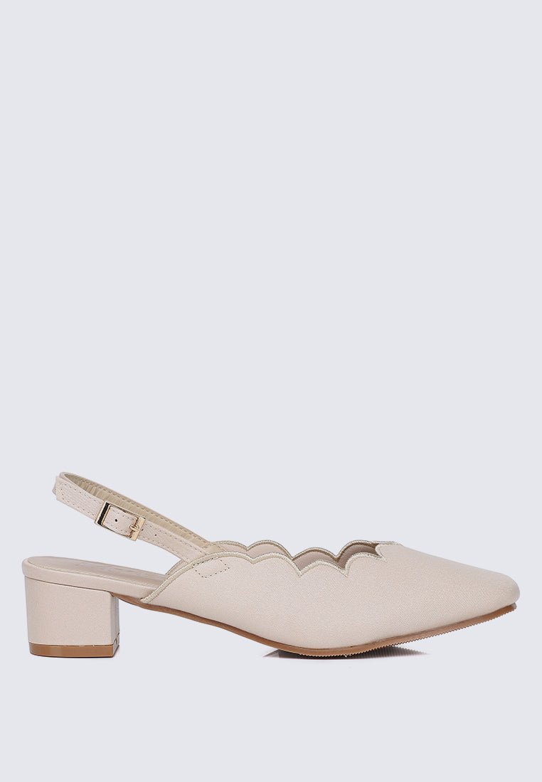 Lizzy Comfy Heels In NudeShoes - myballerine