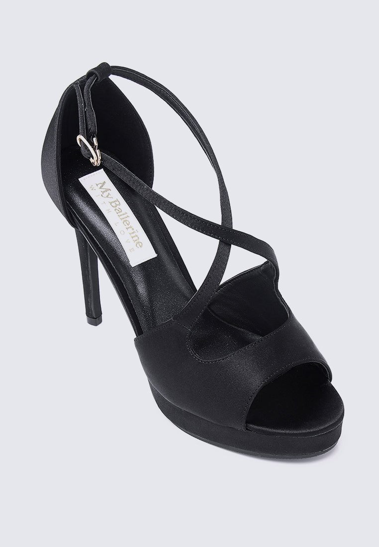 Louise Comfy Heels In BlackShoes - myballerine